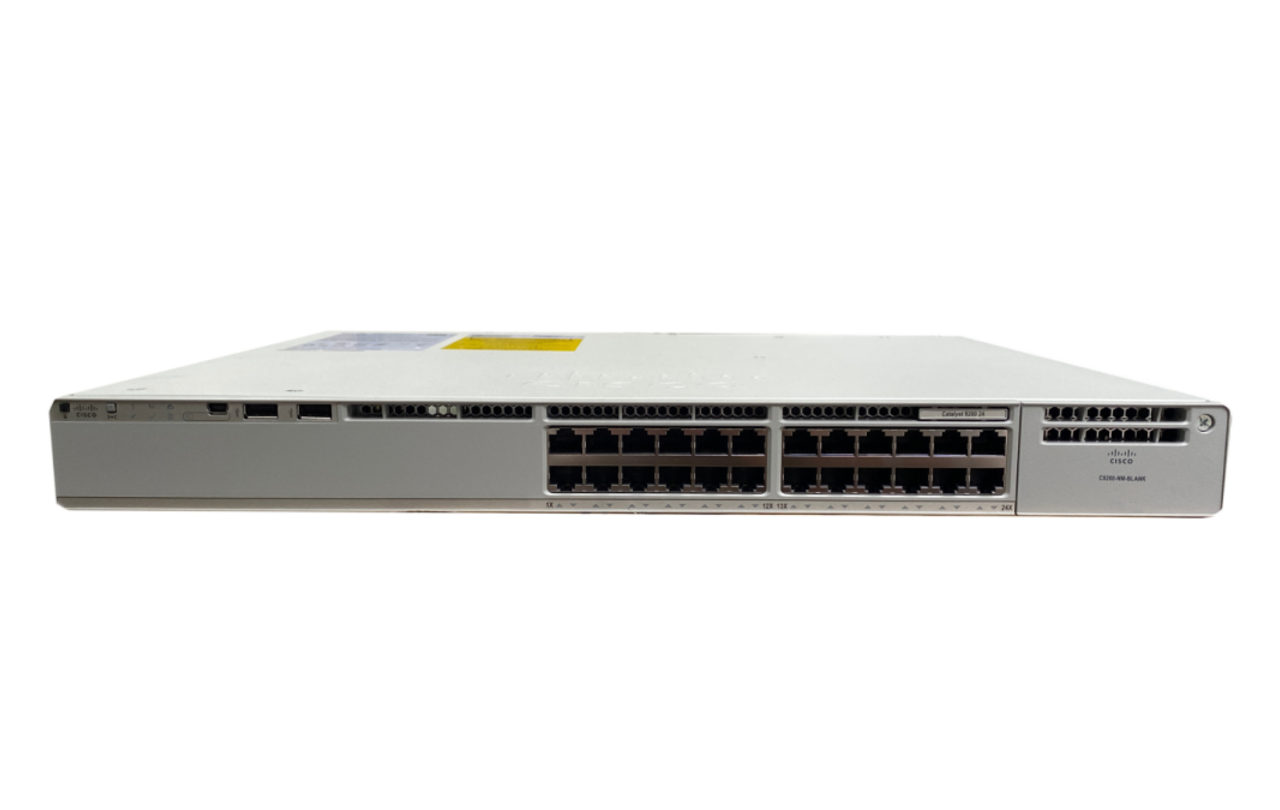 Cisco C9200-24P-E Catalyst 9200 24-Port Gigabit PoE+ 4x 1G SFP Uplink Switch Network Essentials | USED Main image