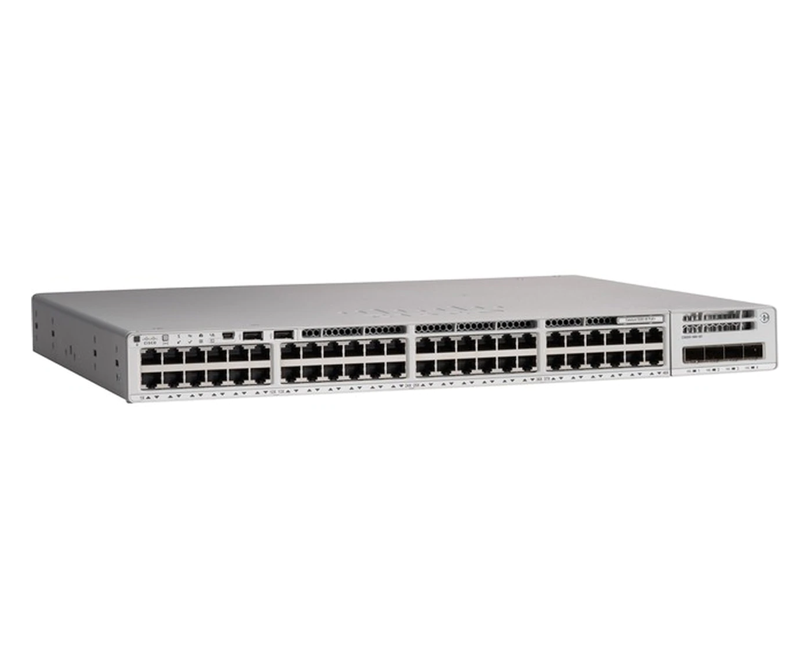 Cisco C9200-48P-A Catalyst 9200 48-Port Gigabit PoE+ Modular Uplink Network Advantage Switch | USED Main image