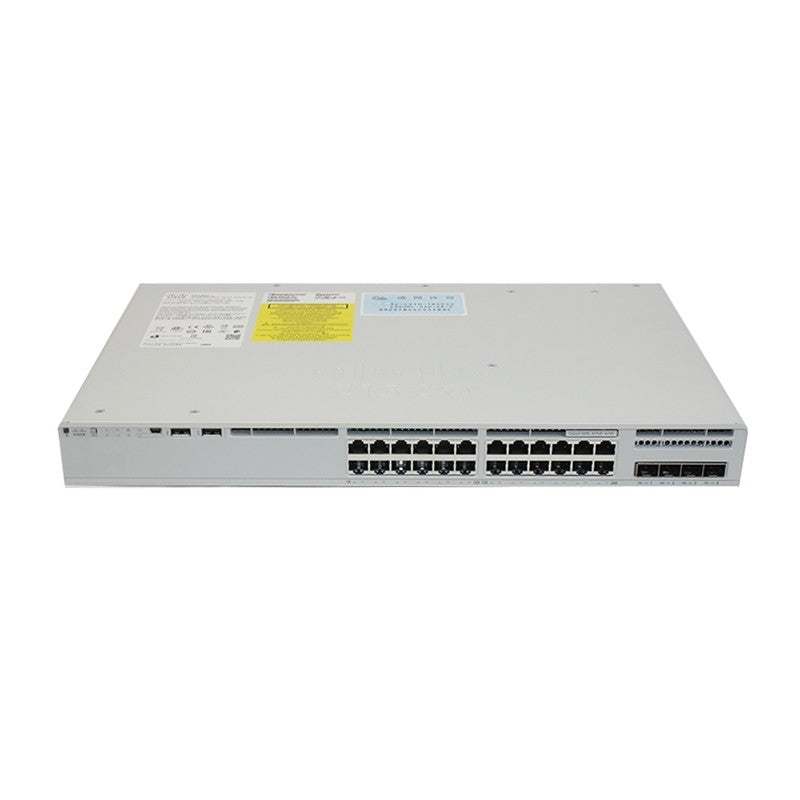 Cisco C9200L-24P-4X-A Catalyst 9200L 24-Port GbE PoE+ 195W 4x 10G SFP+ StackWise-80 Network Advantage Switch - | NEW