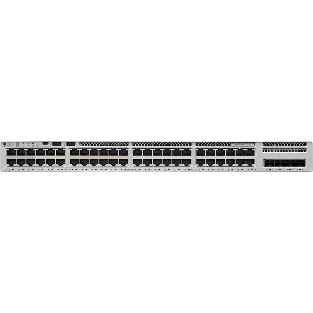 Cisco C9200L-48T-4X-A Catalyst 9200L 48 个千兆以太网数据端口 4 个万兆 SFP+ 端口 176 Gbps StackWise-80 <tc>交换机</tc> | 二手