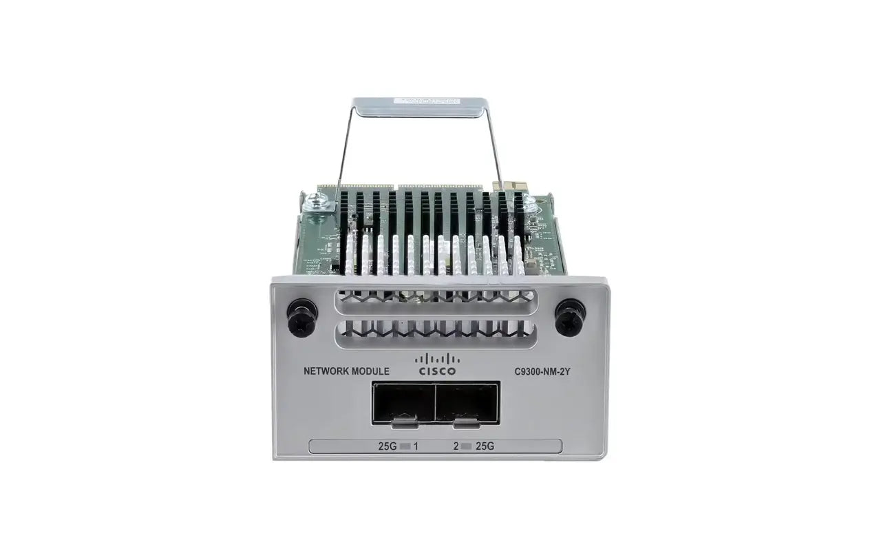 Cisco C9300-NM-2Y Catalyst 9300 2x 1/10/25G SFP28 50 Gbps Hot-Swap Network Module | USED Main image