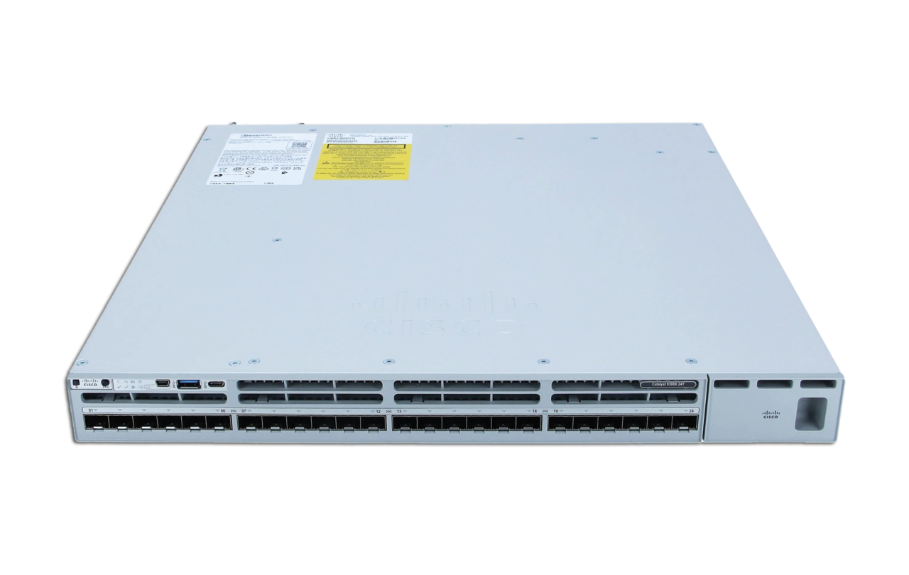 Cisco C9300X-24Y-E Catalyst 9300X 24-Port 25G/10G/1G SFP28 Modular Uplink StackWise-1T Network Essentials <tc>Switch</tc> | GEBRAUCHT
