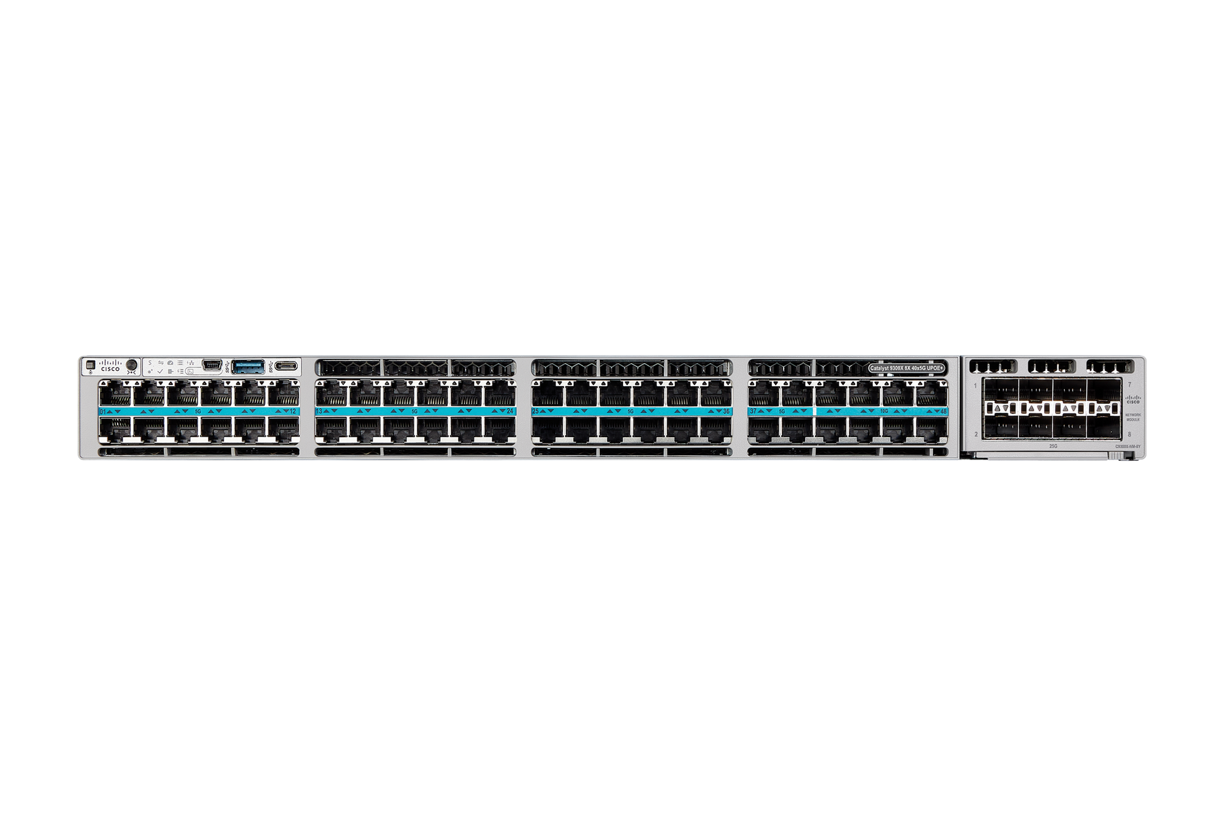 Cisco C9300X-48HX-M Meraki Catalyst 9300X 48-Port mGig UPOE+ Modular Switch - | NEW