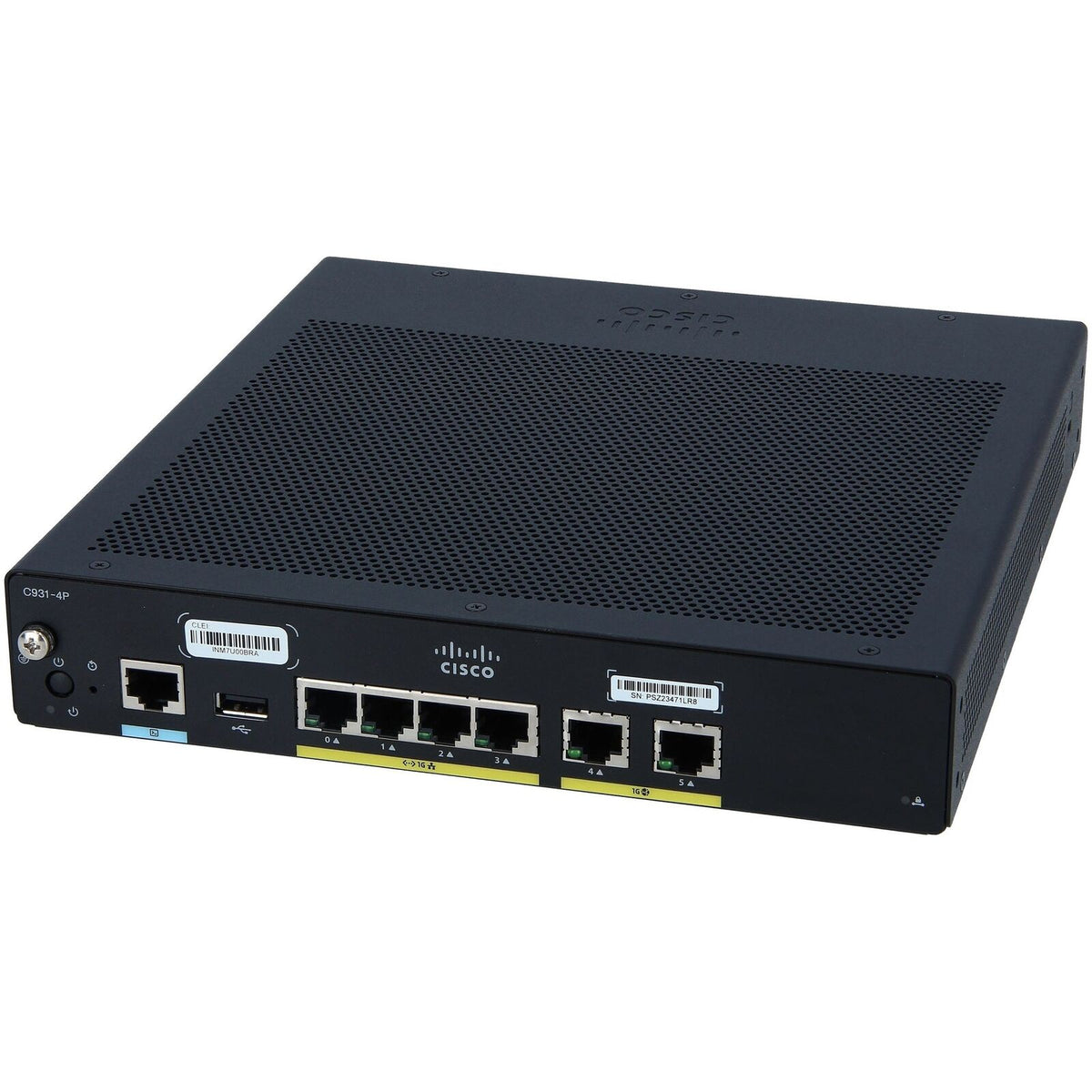 (Nouveau) C931-4P - Routeur de sécurité Gigabit Ethernet Cisco 931 avec alimentation interne