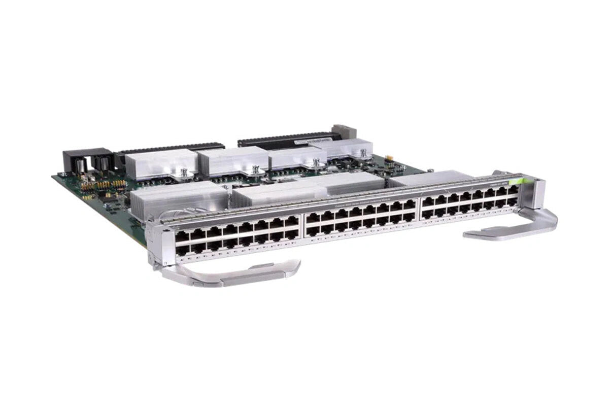 Cisco C9600-LC-48TX Catalyst 9600 48 ポート 10G/5G/2.5G/1G マルチギグ RJ45 銅線ライン カード |使用済み