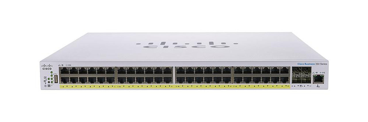 Cisco CBS350-48FP-4G Business 350 48-Port GbE Full PoE 740W 4x 1G SFP 104 Gbps L3 <tc>Switch</tc> - | NEU