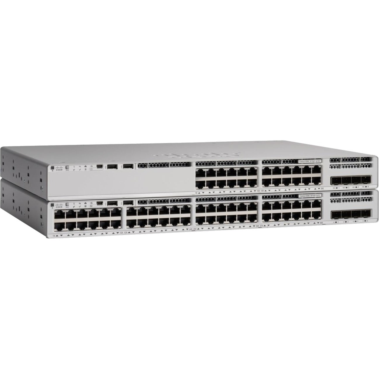 Cisco C9200L-24T-4X-A Catalyst 9200L 24-Port Data 4x 10G SFP+ Network Advantage L3 Switch | USED