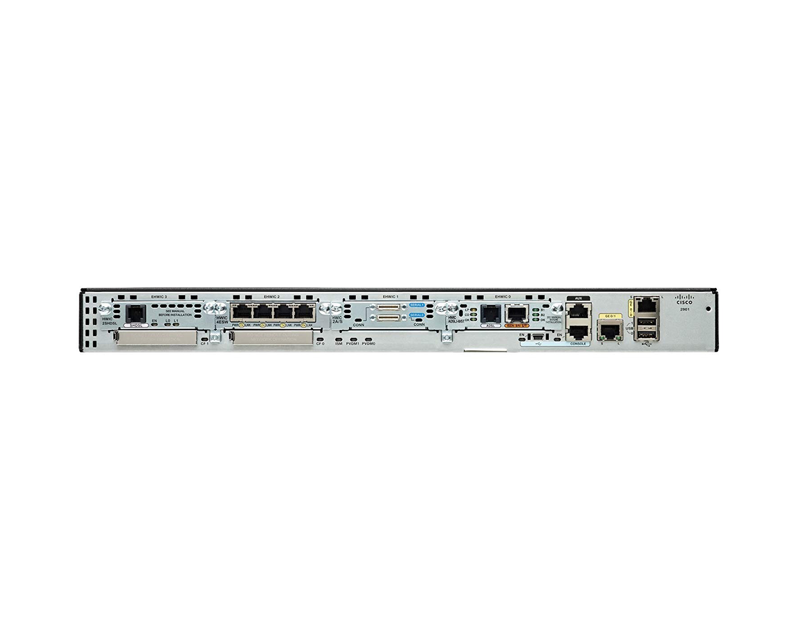 Cisco 2901/K9 Integrated Services Router CISCO2901/K9 2-Port Gigabit | USED
