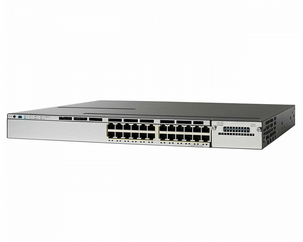 Cisco WS-C3750X-24T-S 24-Port Gigabit Managed <tc>Switch</tc> IP-Basis 715W AC-Leistung | GEBRAUCHT