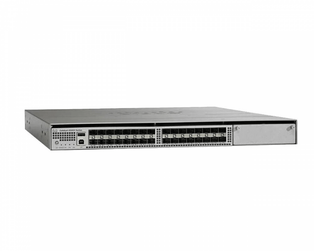 WS-C4500X-32SFP Cisco Catalyst 4500-X 32 Port 10G IP-Basis, von vorne nach hinten, Dual AC P/S | NEU