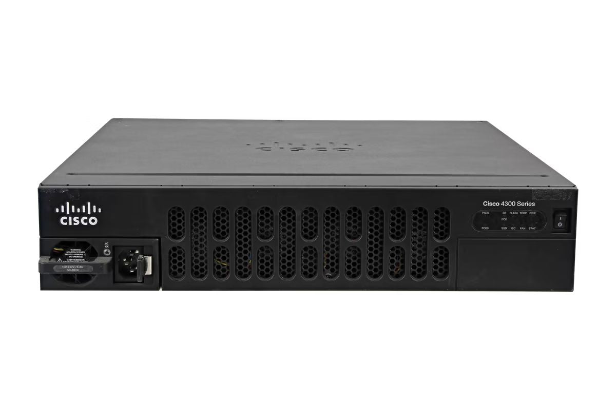 Cisco ISR4351-AX/K9 ISR 4351 AX Bundle 200-400 Mbps 3x GE 3x SFP 3x NIM 2x SM-X Router - | NEW Main image