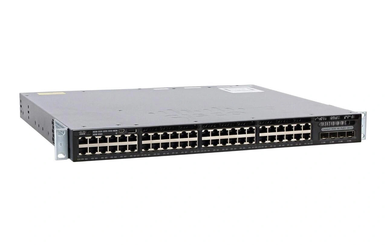 Cisco WS-C3650-48PD-E Catalyst 3650 48x1GbE PoE+ 2x10G Switch | USED Main image