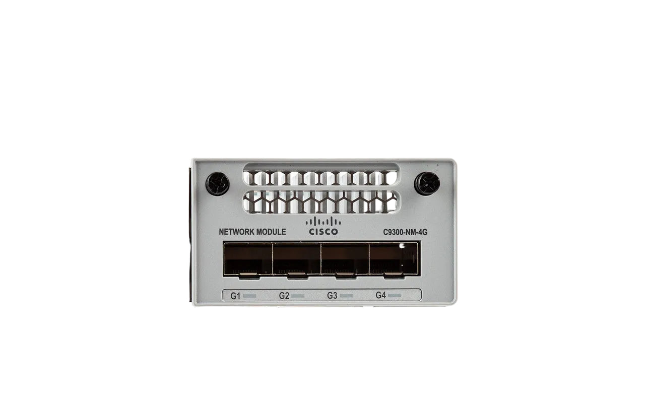 Cisco C9300-NM-4G Catalyst 9300 Series 4x 1GE SFP Uplink Network Module - | NEW Main image