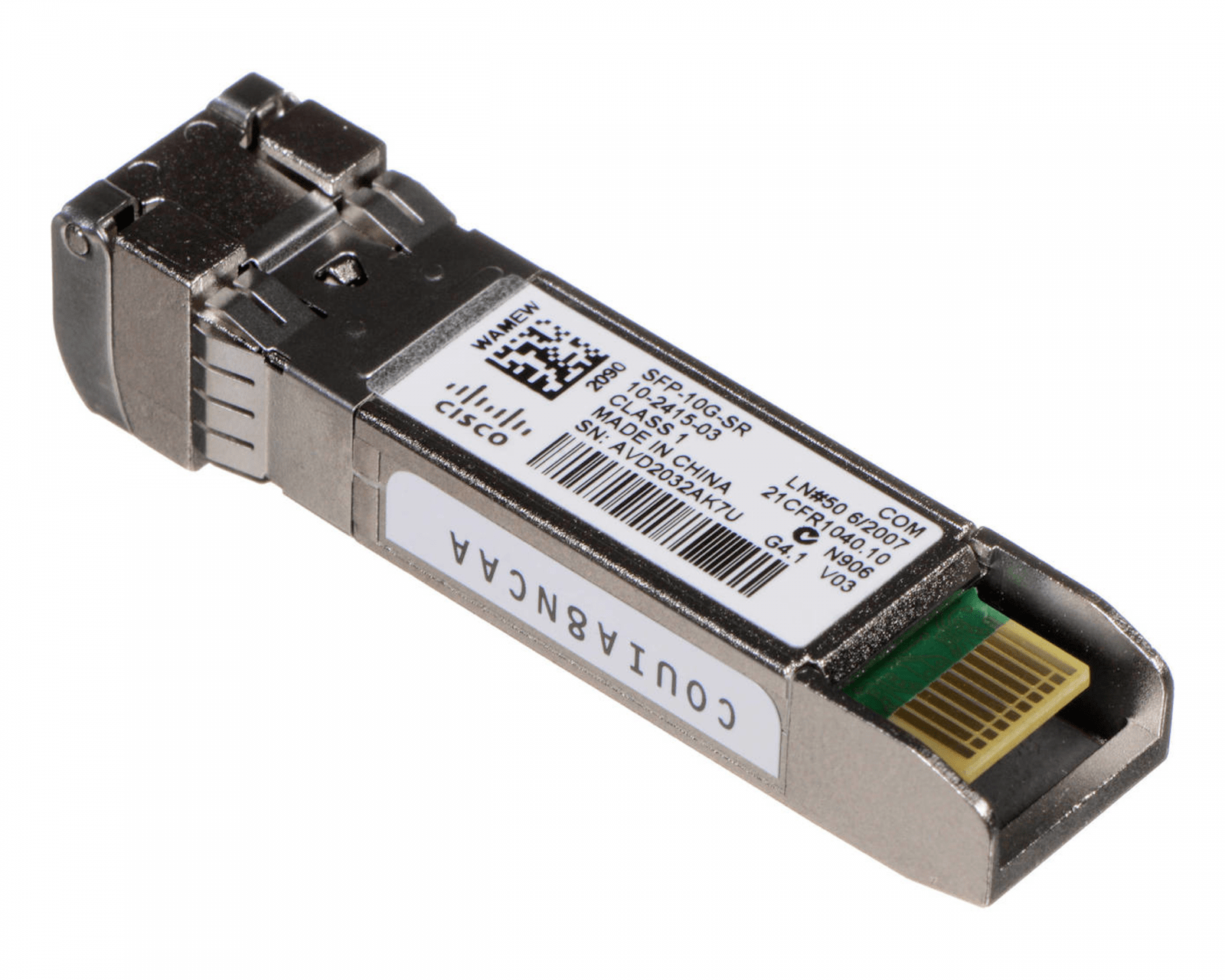 Mô-đun thu phát Cisco SFP-10G-SR 10GBASE SFP+ cho MMF gốc - | MỚI