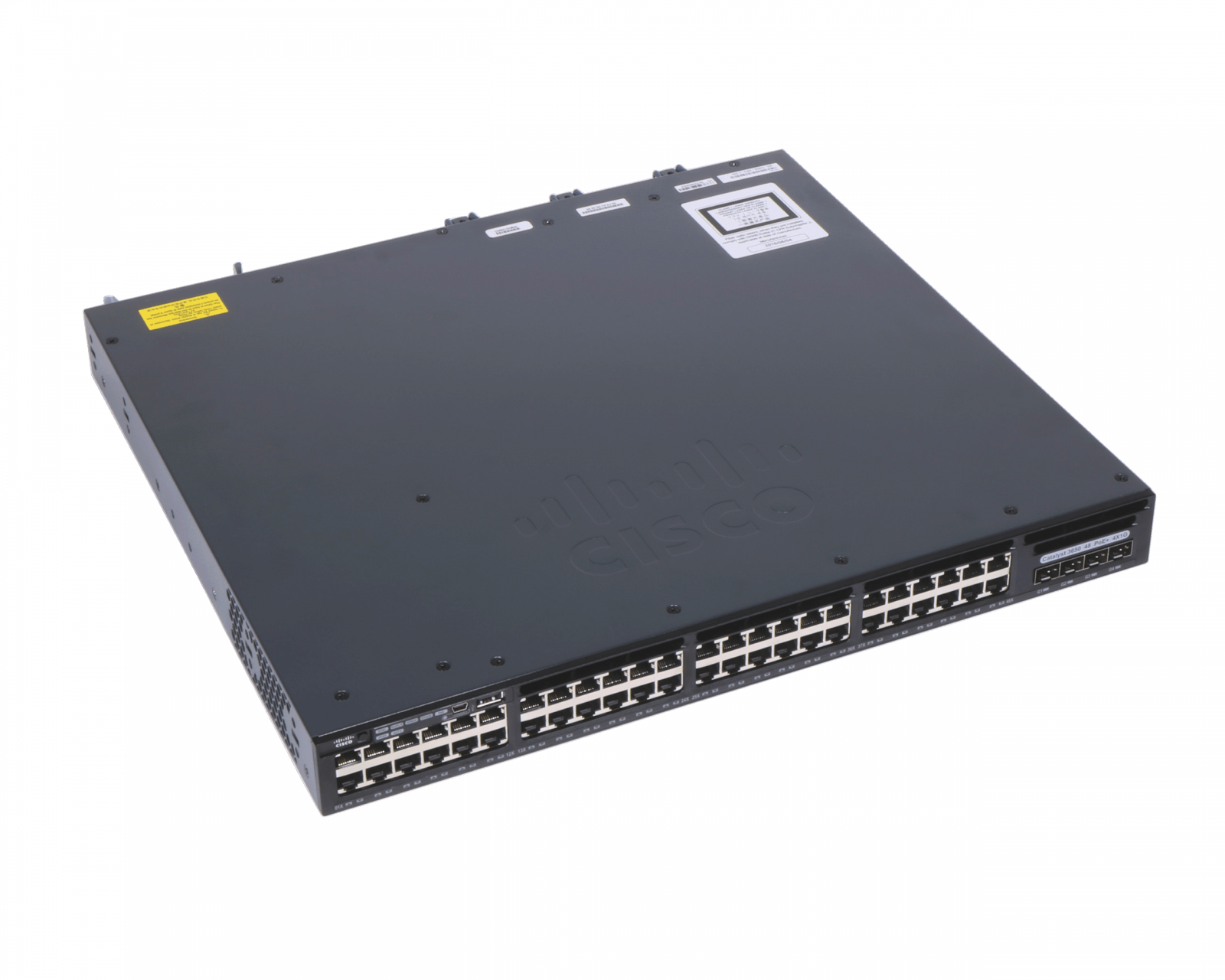 Cisco WS-C3650-48FS-S 千兆以太网 <tc>交换机</tc> 48端口PoE+ IP Base AC PWR 4x1G SFP - | 新品