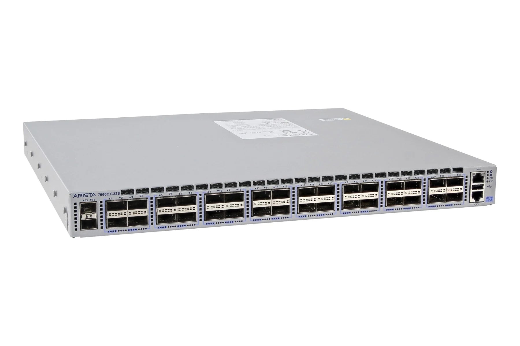 아리스타 DCS-7060CX2-32S-R 32x 100GB QSFP 2x 10GB SFP+ <tc>네트워크 스위치</tc> | 중고 메인 이미지