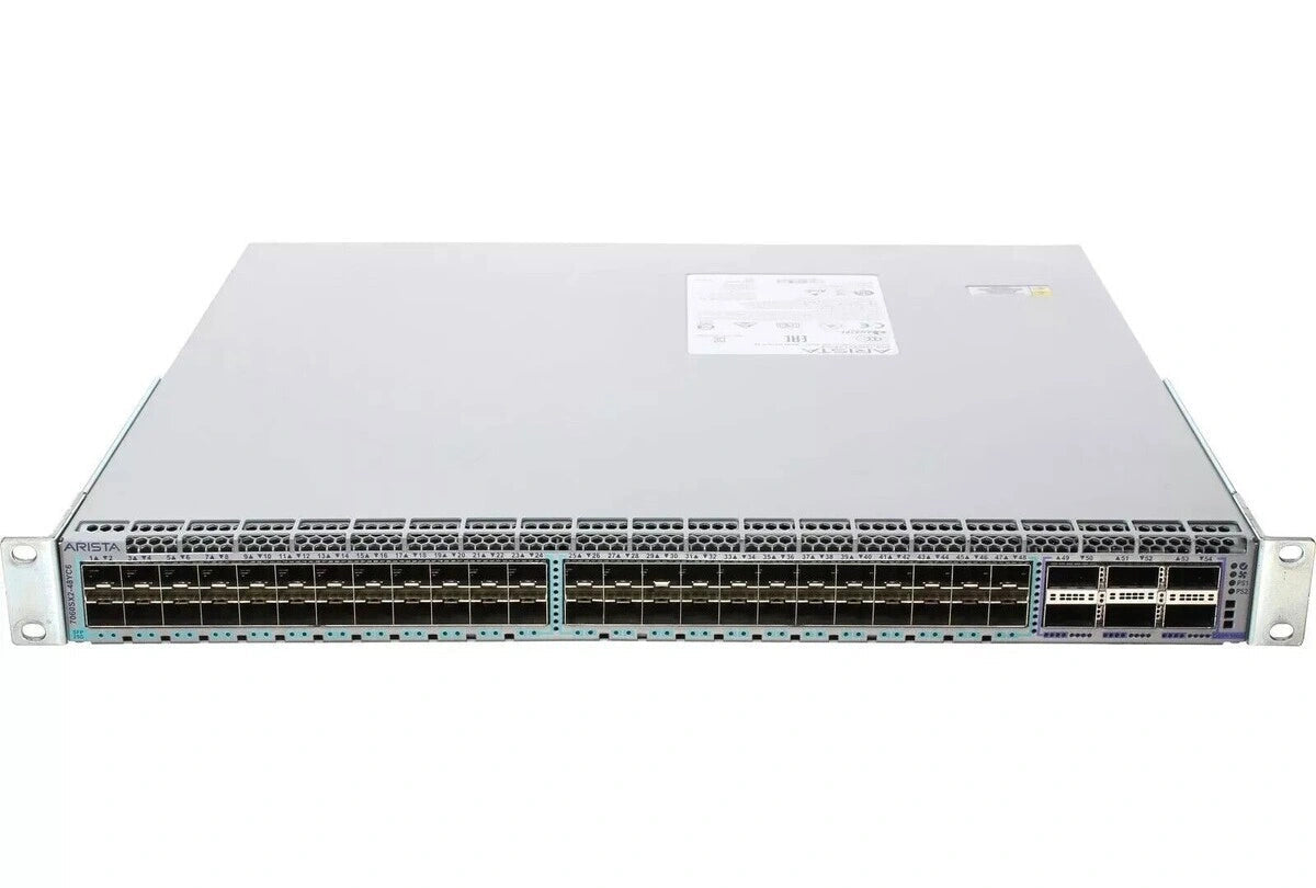 Arista DCS-7060SX2-48YC6-R 7060X 48포트 1/10/25G SFP28 6개 x 40/100G QSFP28 3.6Tbps 후면-전면 데이터센터 <tc>네트워크 스위치</tc> | 중고 메인 이미지