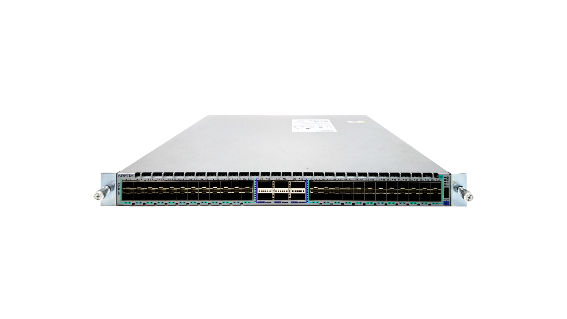 Arista DCS-7160-48YC6-R 7160 48x 1/10/25G SFP28 6x 100G QSFP28 3.6 Tbps B-F Airflow Switch | USED