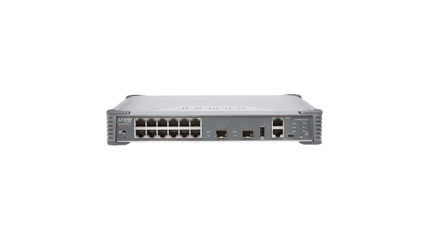JUNIPER EX2300-C-12T 12 个以太网端口 + 2 个上行链路端口 紧凑型 <tc>交换机</tc> | 二手