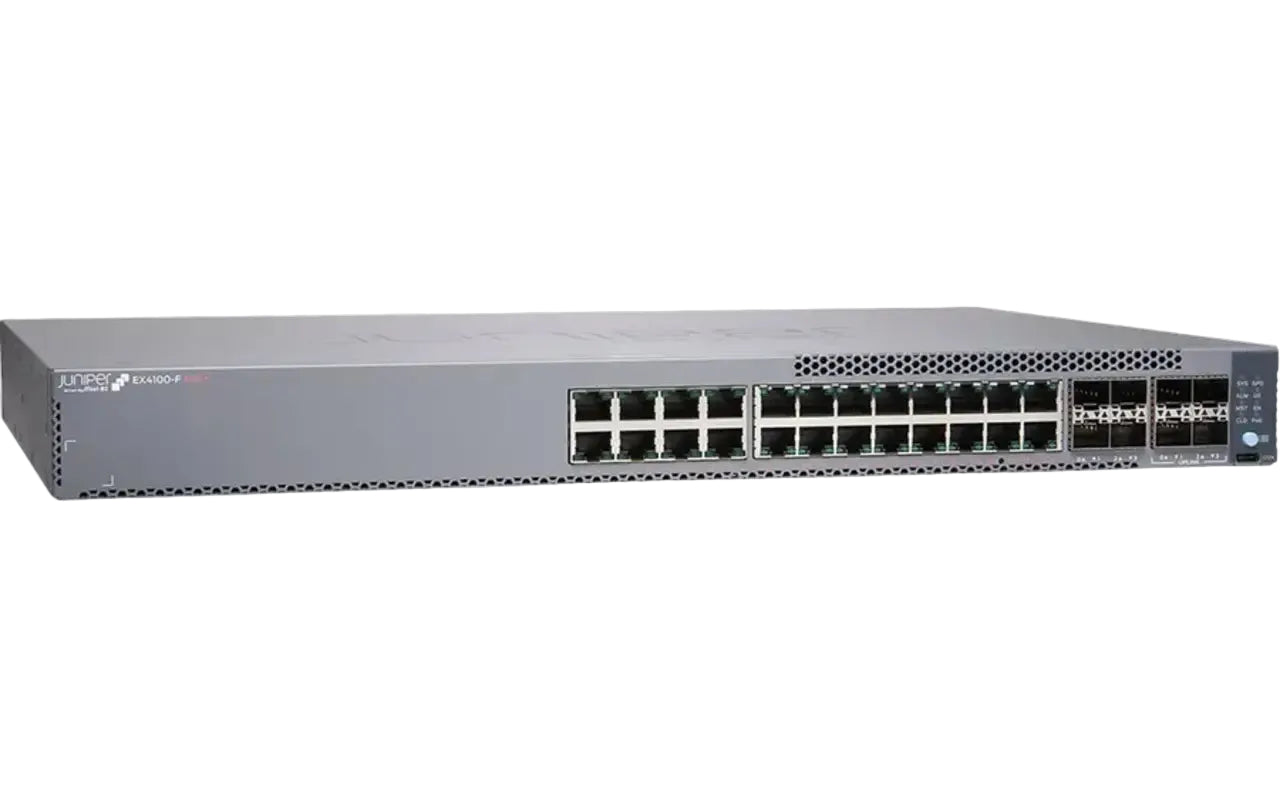 Juniper EX4100-F-24P EX4100-F 24-Port Gigabit PoE+ 370W 4x SFP+ Uplink Ethernet <tc>Switch</tc> | GEBRAUCHT