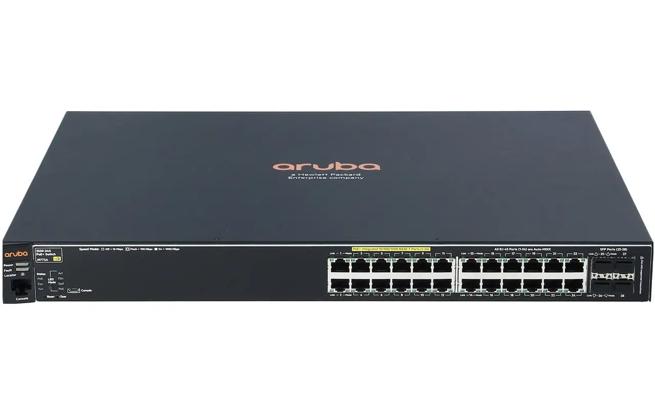 HPE J9773A Aruba 2530 24x1GbE PoE+ 4x1G SFP Switch - | NEW