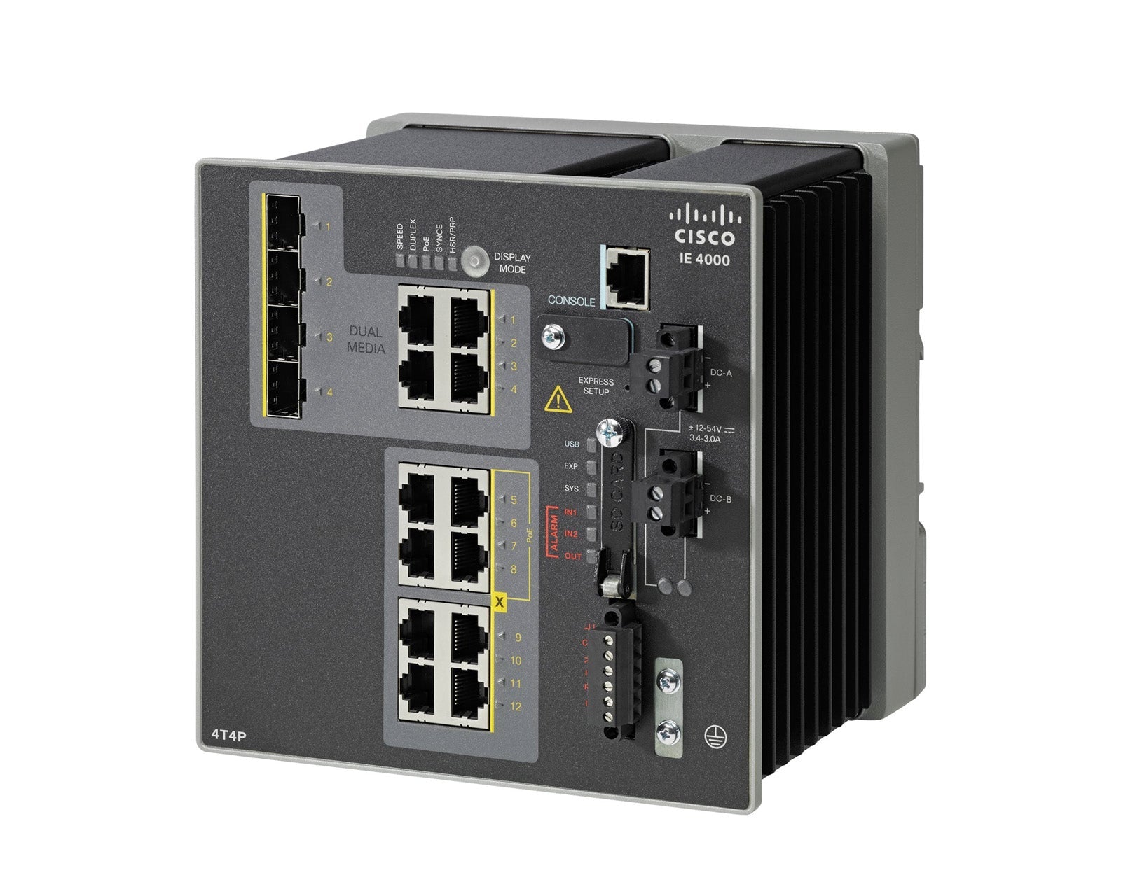 Bộ chuyển đổi Ethernet công nghiệp Cisco IE4000 IE-4000-4T4P4G-E 4 cổng FE, 4 cổng FE PoE+, 4 cổng GE Combo gắn ray DIN, chịu lực tốt. <tc>công tắc mạng</tc> | ĐÃ QUA SỬ DỤNG Hình ảnh chính