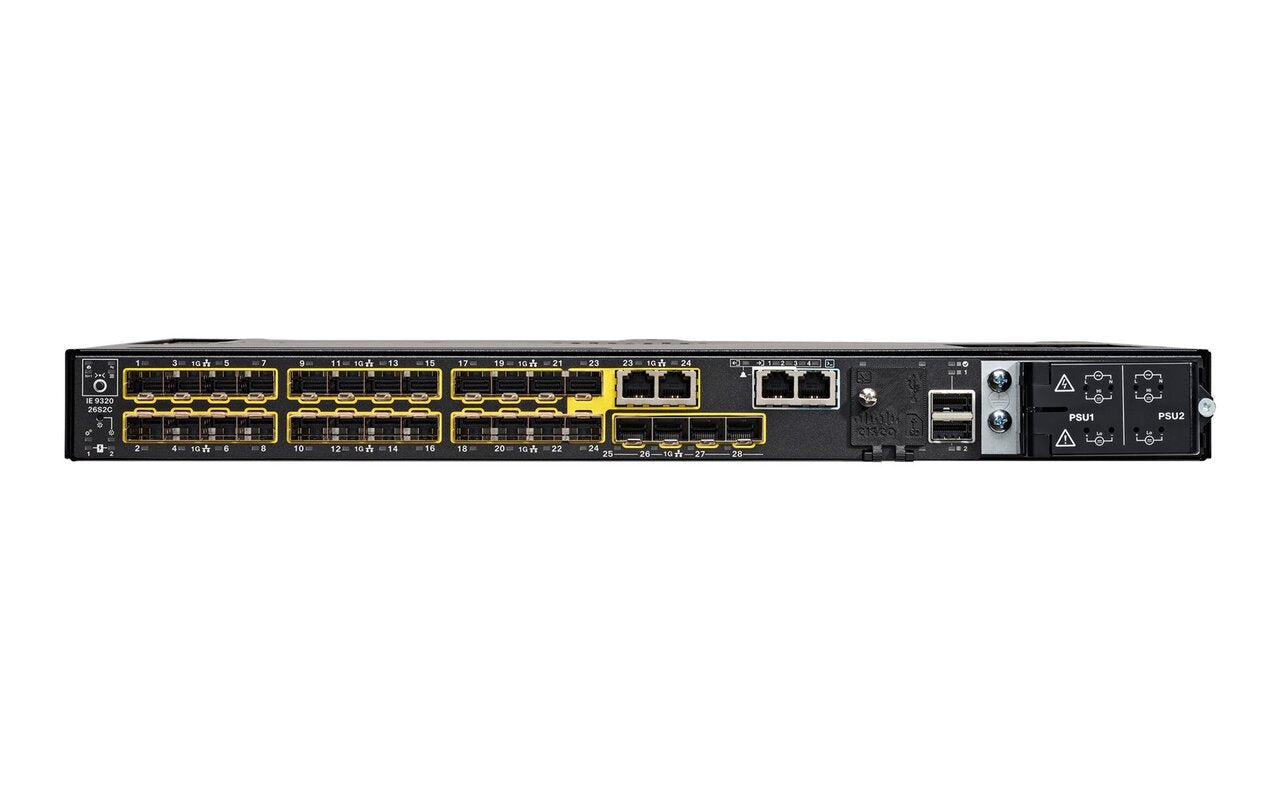 Cisco IE-9320-26S2C-E dòng IE9300, 28 cổng, 24G SFP/4G SFP <tc>công tắc mạng</tc> - | MỚI