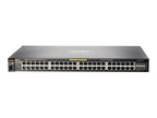 HPE Aruba J9772A 2530 48-Port GbE PoE+ 382W 4x 1G SFP Fanless Layer 2 Managed Switch | USED