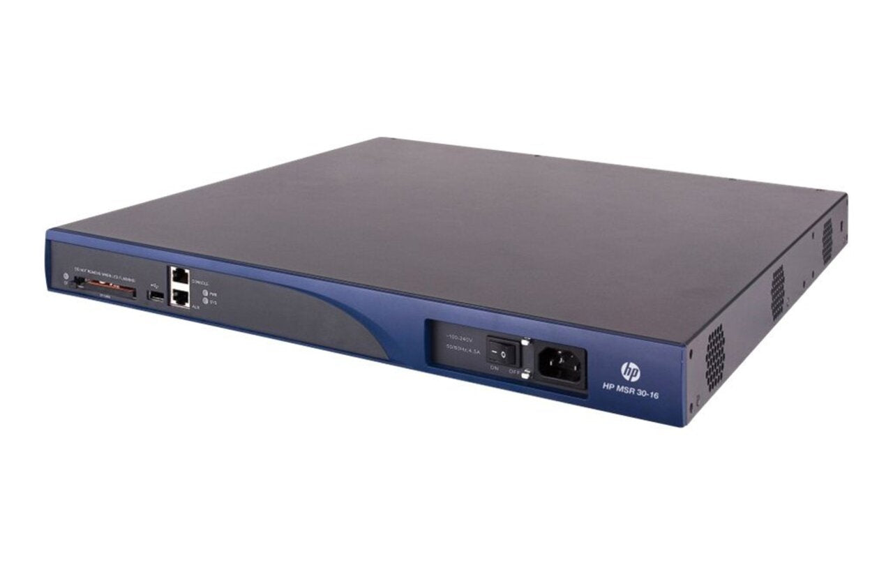 HP JF233A A-MSR30-16 2x 10/100 Fast Ethernet 5-Slot 1RU Multi-Service Router MPLS IPsec VPN | USED Main image