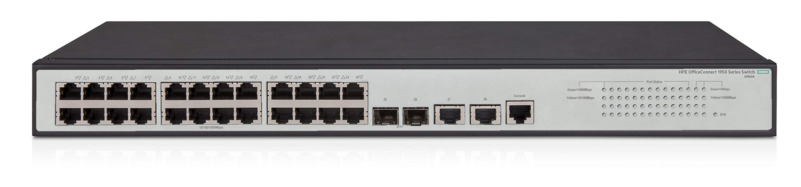 HPE JG960A 1950-24G-2SFP+-2XGT - 24-Port Managed <tc>Switch</tc> | GEBRAUCHT
