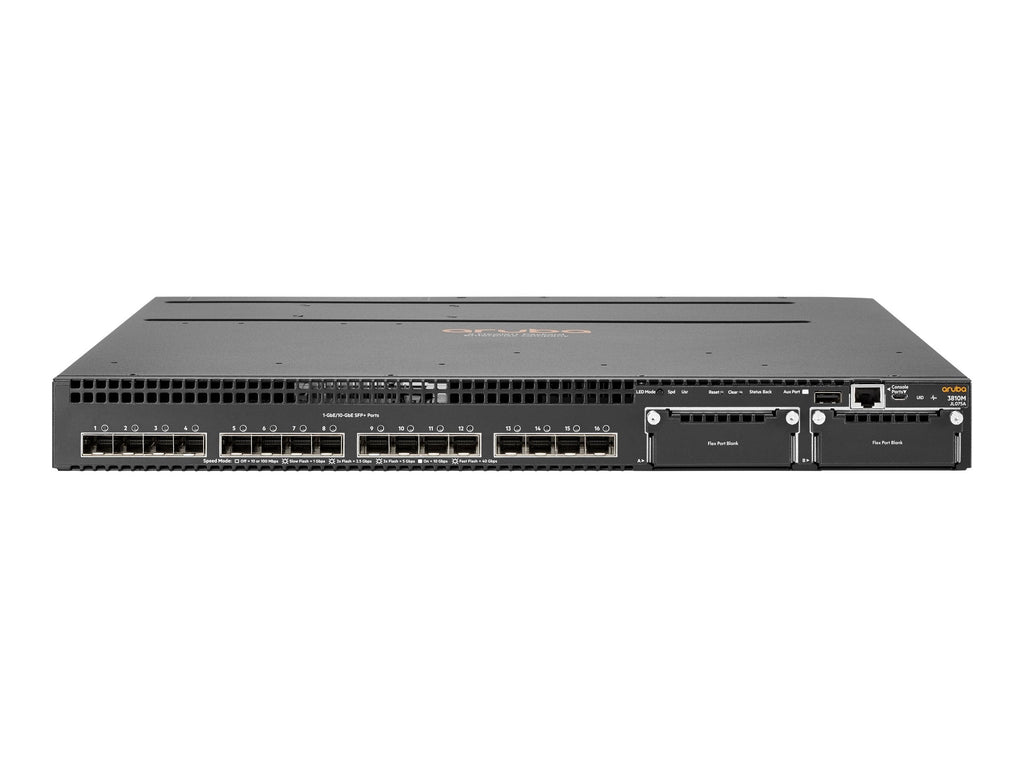 HPE Aruba JL075A 3810M 16x 1/10G SFP+ 2-Slot 480 Gbps MACsec No PoE L3 Managed <tc>Switch</tc> | GEBRAUCHT