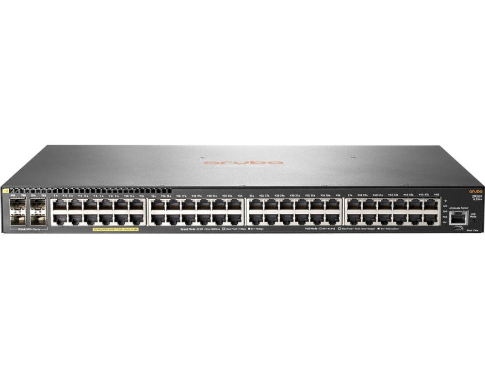 HPE Aruba JL558A 2930F 48-Port GbE PoE+ 4x 1G/10G SFP+ Layer 3 Managed <tc>Switch</tc> | GEBRAUCHT