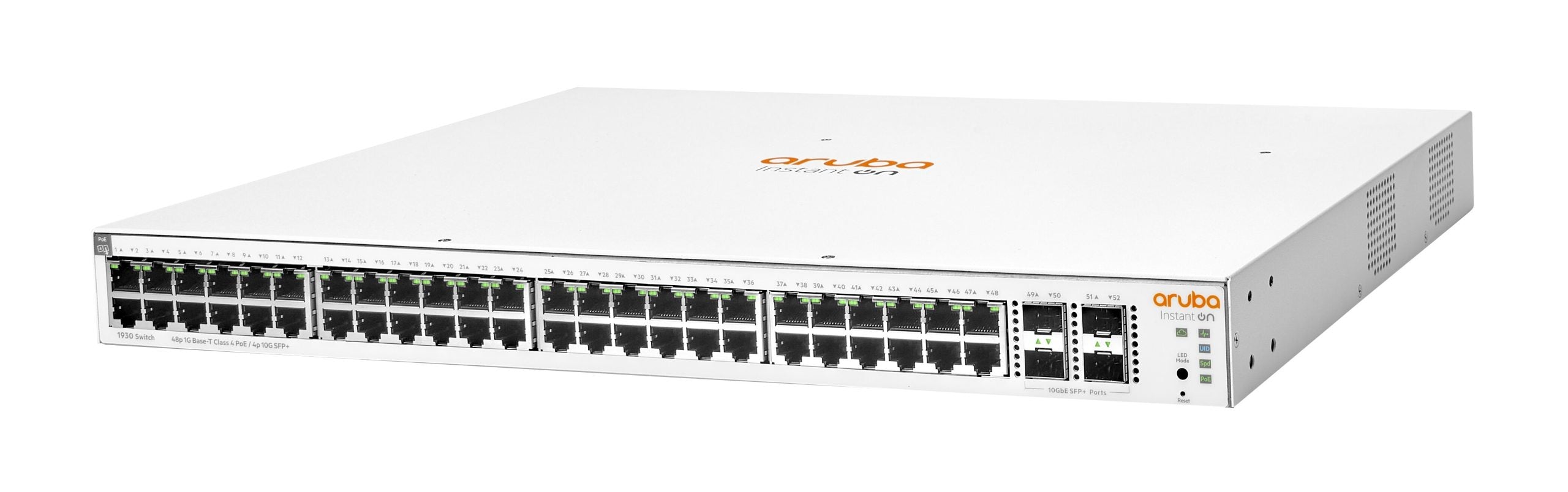 HPE Aruba JL686A Instant On 1930 48-Port Gigabit Class4 PoE+ 370W 4x 1G/10G SFP+ Switch | USED Main image