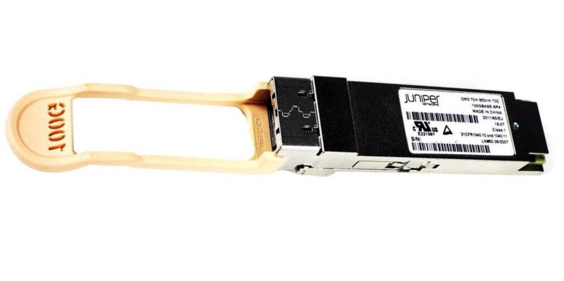 Juniper JNP-QSFP-100G-SR4 QSFP28 100GBASE - SR4 Transceiver Module | USED