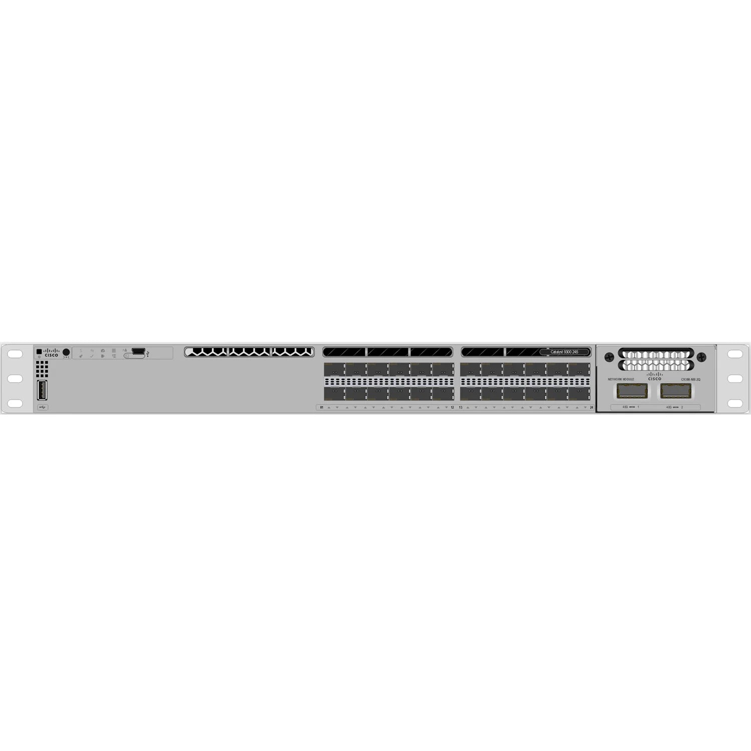 Cisco C9300-24S-E Catalyst 9300 24x 1G SFP 208 Gbps StackWise-480 Network Essentials <tc>Switch</tc> - | NEU