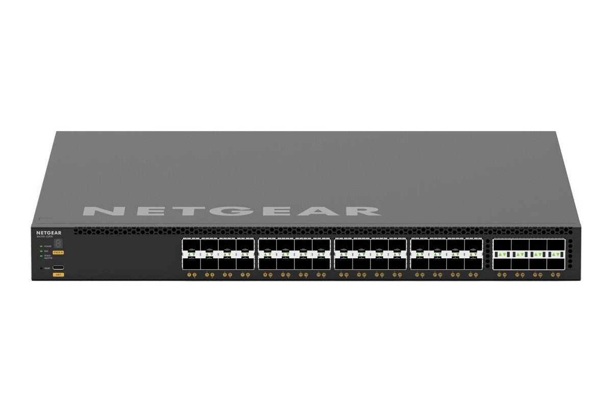 NETGEAR M4350-32F8V ProSAFE M4350 XSM4340FV 32x 10G SFP+ 8x 25G SFP28 1.04 Tbps AV Layer 3 Switch - | NEW