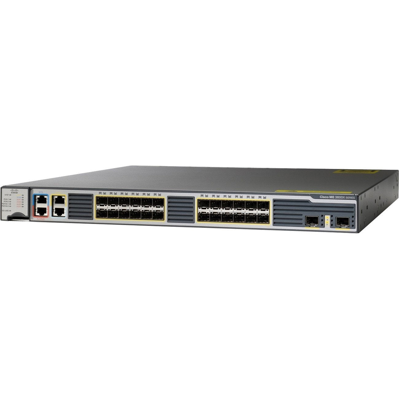 Cisco ME-3600X-24FS-M Ethernet-Zugang <tc>Switch</tc> 24-Port GE SFP, 10-Port GE SFP+ ME 3600X-24FS - | NEU