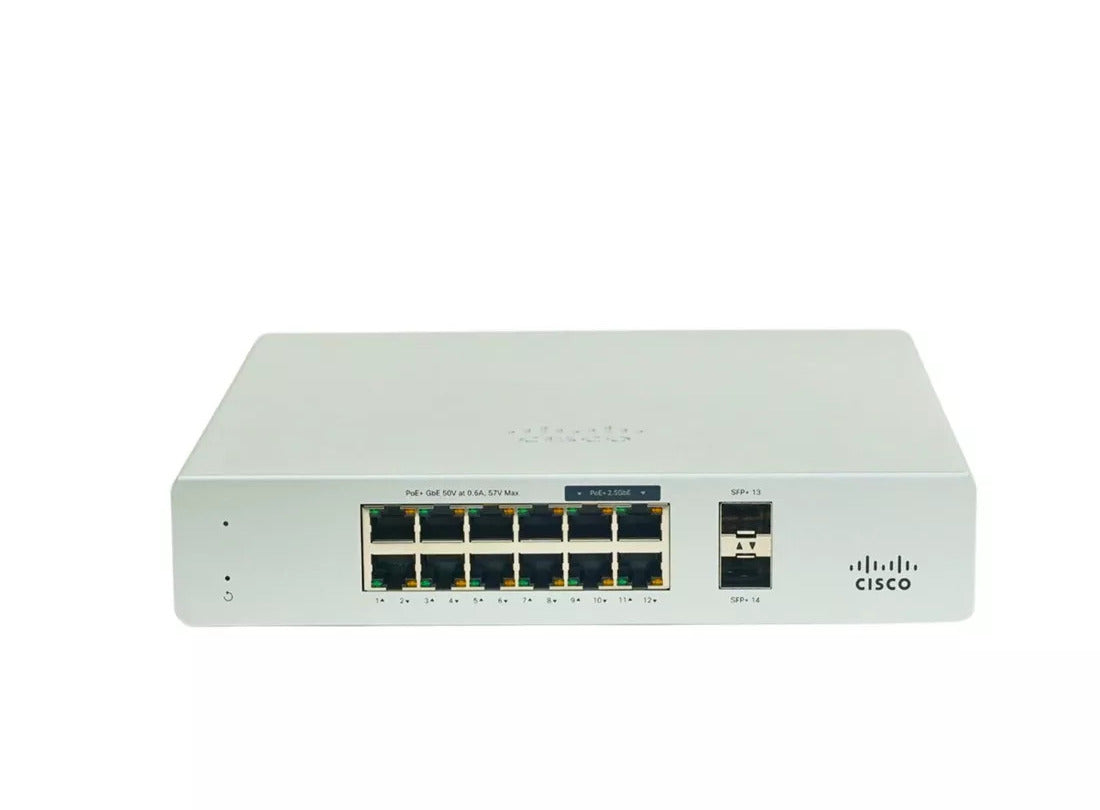 Cisco Meraki MS130-12X-HW 8GE 4x 2.5GE mGig 2x 10G SFP+ 240W PoE+ Quản lý đám mây <tc>công tắc mạng</tc> | ĐÃ QUA SỬ DỤNG Hình ảnh chính