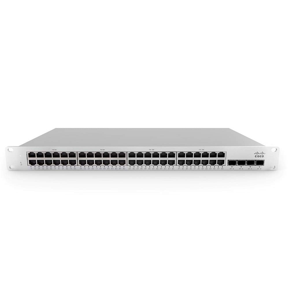 Cisco Meraki MS225-48LP-HW 48个1GB PoE RJ-45端口 4个10GB SFP+端口 未认领 <tc>交换机</tc> | 二手