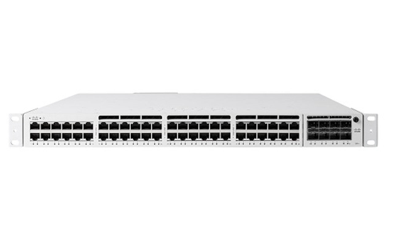 Cisco Meraki MS390-48P-HW MS390 48-Port GbE PoE+ 437W 256 Gbps 480G Stack Cloud Managed Switch | USED