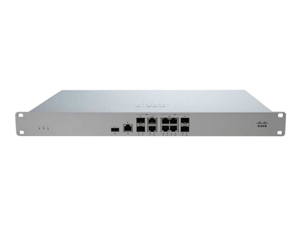 Cisco Meraki MX105-HW 3 Gbit/s 4x 1 GB RJ-45 4x 10 GB SFP+ <tc>Switch</tc> | GEBRAUCHT