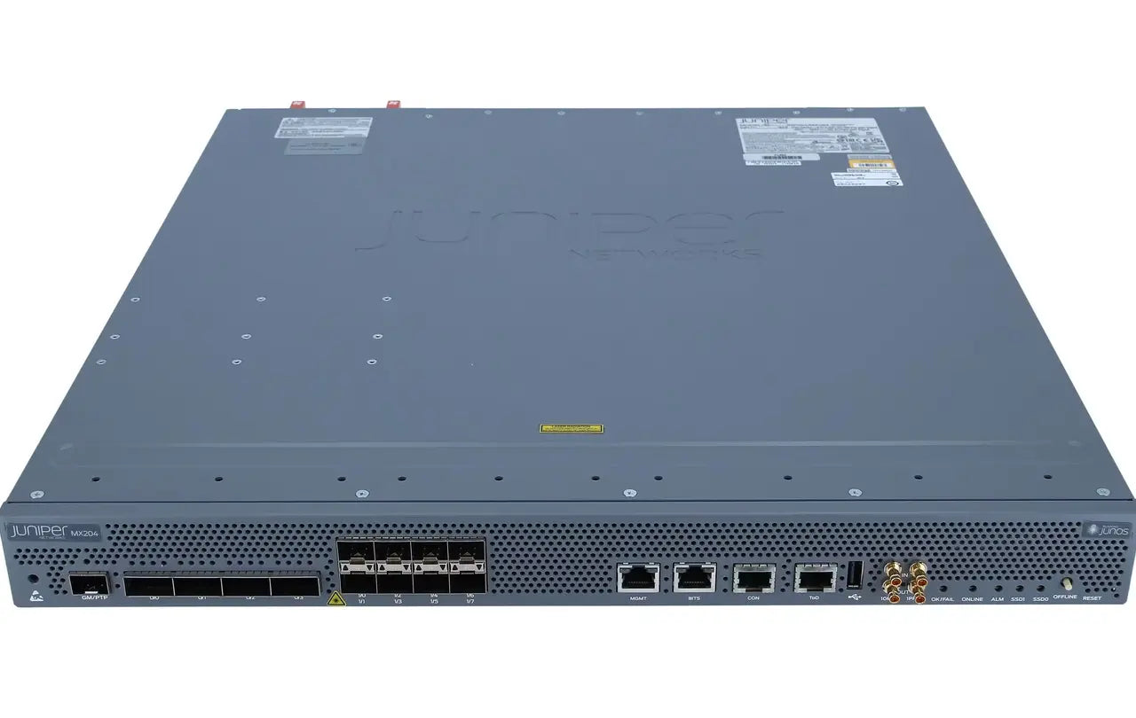 Juniper MX204-IR MX 시리즈 4x 100GbE QSFP28 8x 10GbE SFP+ 유니버설 에지 라우터 - | 새로운 메인 이미지