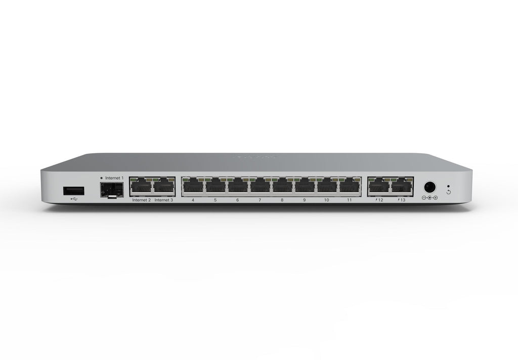 Thiết bị bảo mật được quản lý trên nền tảng đám mây Cisco Meraki MX75-HW với Giấy phép 3 năm - Chưa có người nhận - | MỚI