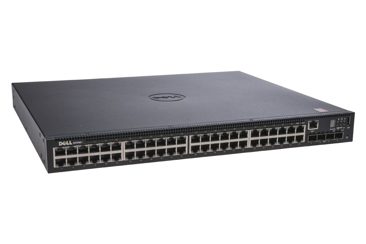 Dell EMC Power<tc>công tắc mạng</tc> N3248TE-ON Bộ chuyển mạch 48 cổng GbE 4x 10G SFP+ 2x 100G QSFP28 Lớp 3 <tc>công tắc mạng</tc> | ĐÃ QUA SỬ DỤNG