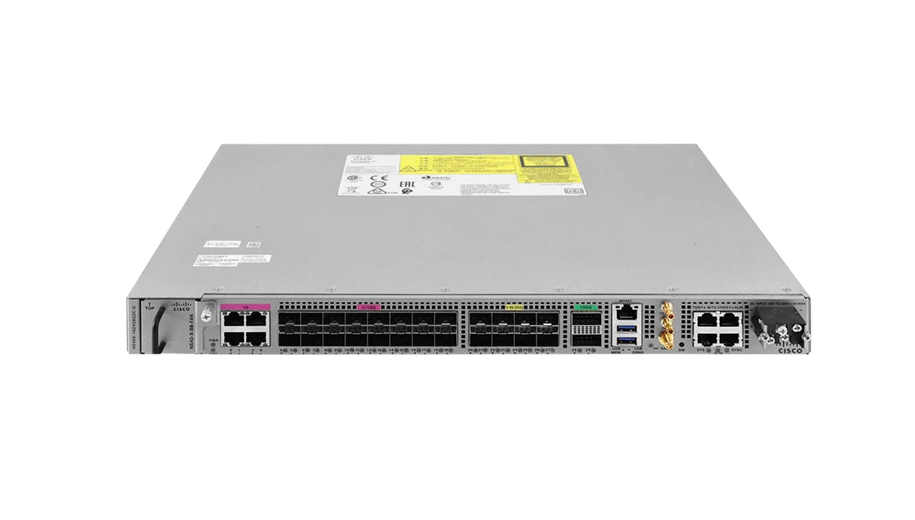 Cisco N540X-16Z4G8Q2C-D NCS 540X System w/ 16x10G+4x1G Cu+8x25G+2x100G, DC - | NEW