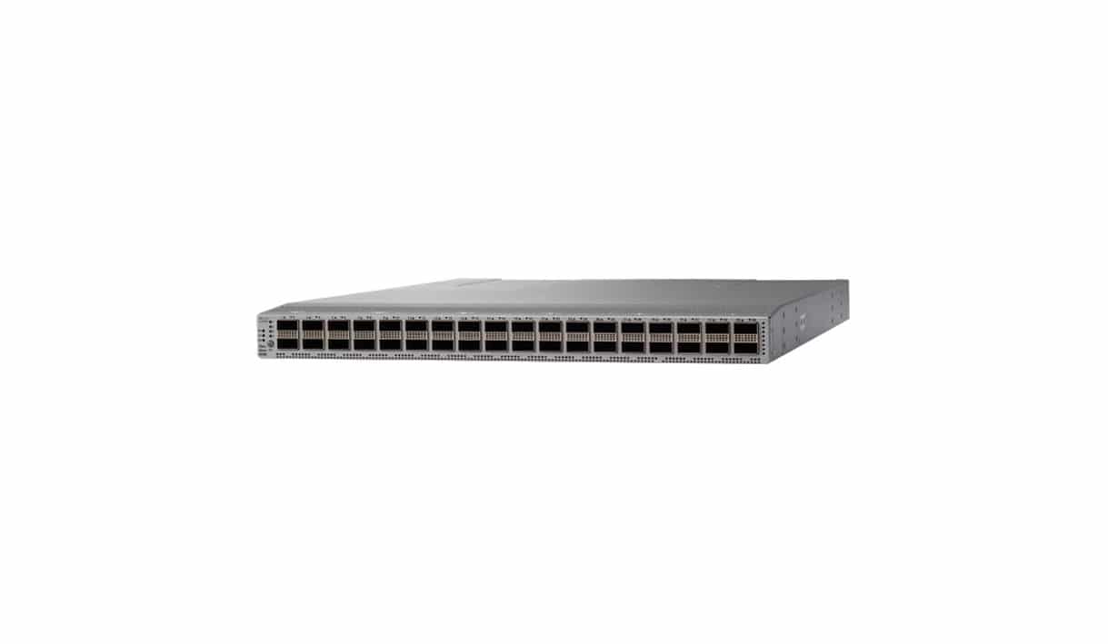 Cisco N9K-C9332C Nexus 9300 32-Port 40/100G QSFP28 2x 10G SFP+ ACI Spine Switch | USED