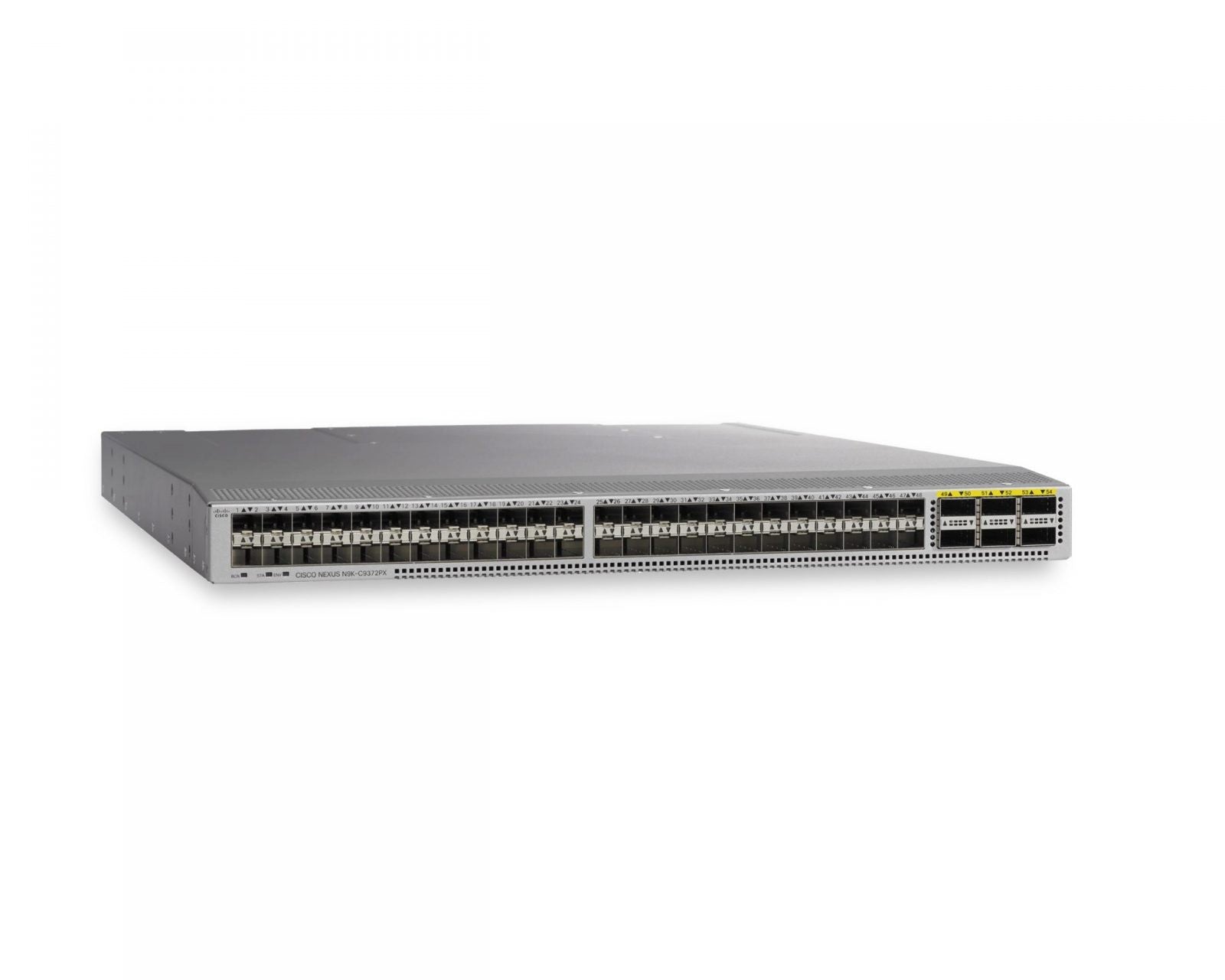 Cisco N9K-C9372PX-E Nexus 9300 48x 10GbE SFP+ 6x 40G QSFP+ 1.44 Tbps NX-OS ACI Leaf Switch | USED