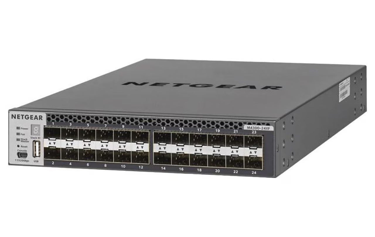 NETGEAR M4300-24XF XSM4324FS 24-Port 10G SFP+ Stackable L3 <tc>Switch</tc> - | NEU