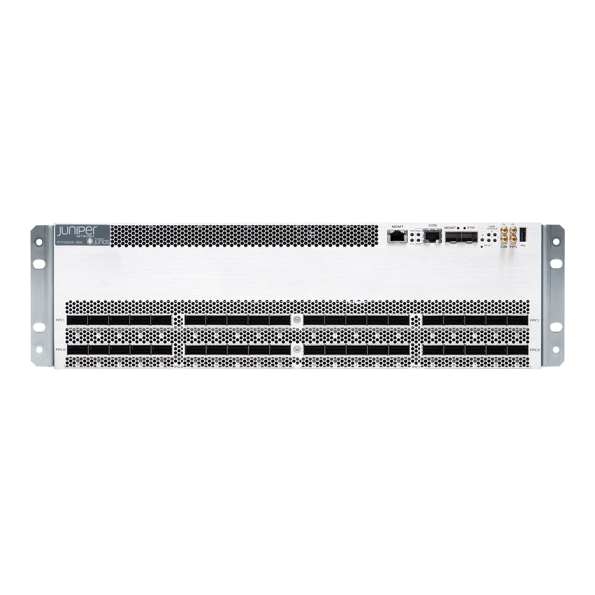 Juniper PTX10003-80C-AC 80x100GE - 16x400GE 端口交流或直流路由器 - |新的