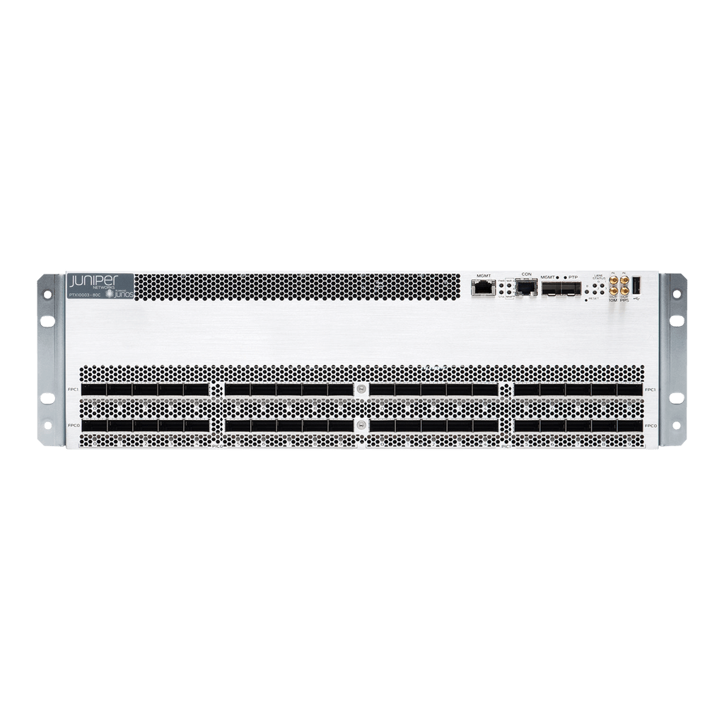 瞻博网络 PTX10003-80C-AC 80x100GE - 16x400GE 端口交流或直流路由器 |用过的